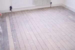floor before sanding