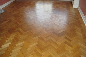 After wood floor sanding London